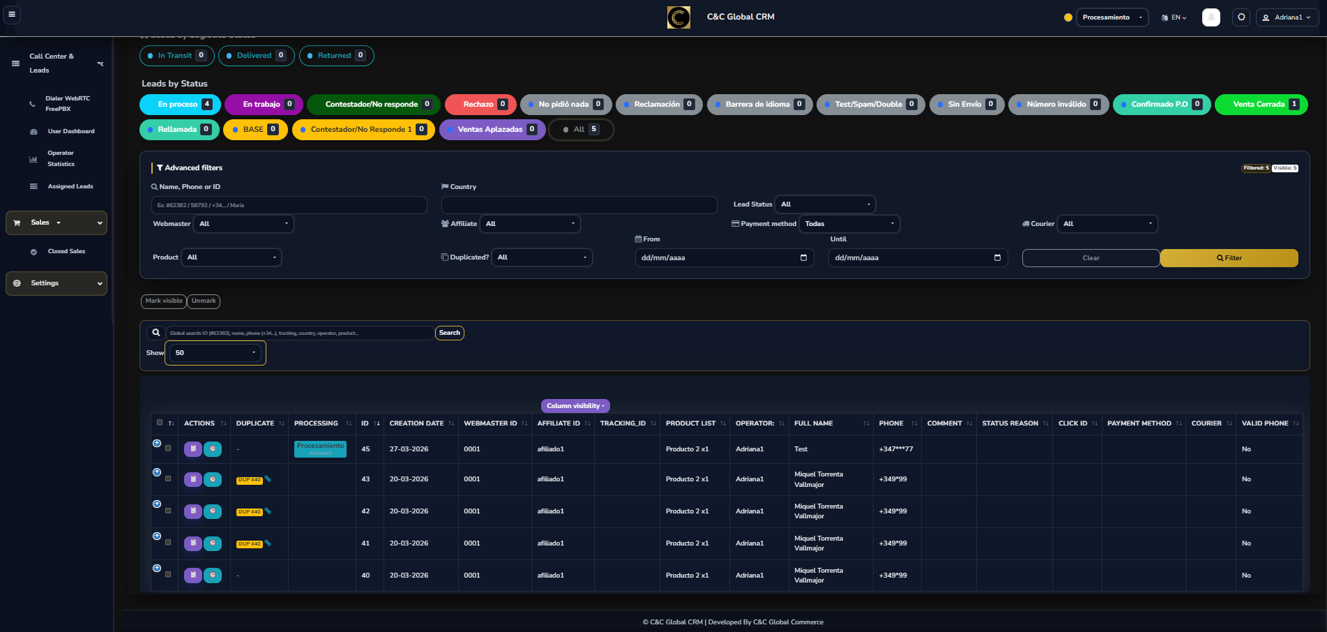 Planes de CRM para Call Center